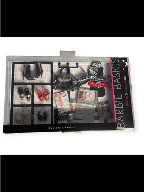 Barbie Basics Accessory Set - Black, Red & Silver